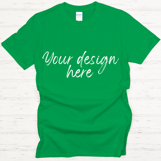 Adult Unisex T-Shirt  (Irish Green)